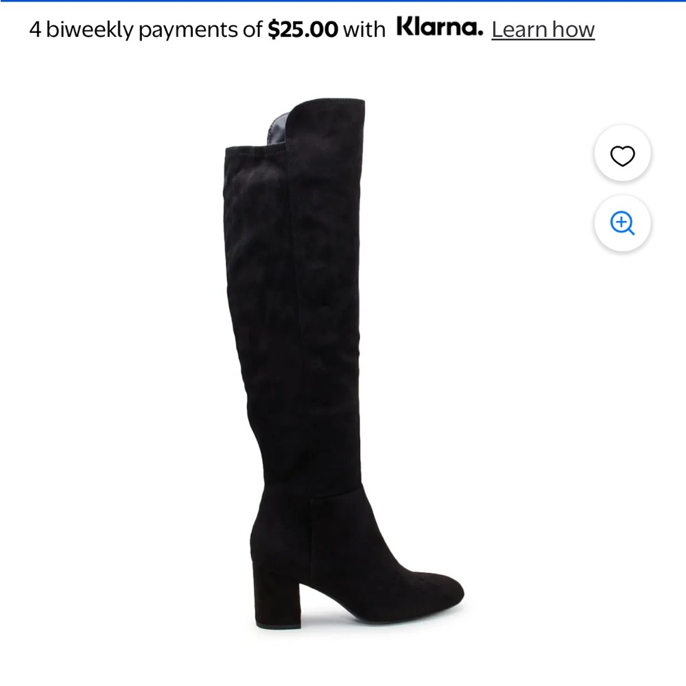 Kelly & Katie Black Over the Knee Boots